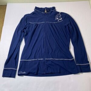 Vintage NFL Pro Line Dallas Cowboys Women's Jacket L Full Zip Navy